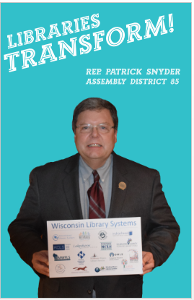 Rep Snyder Libraries Transform Poster
