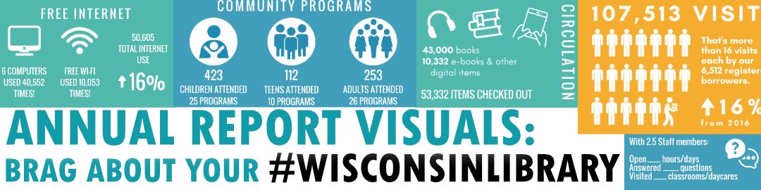 Annual Report Visuals: Brag About Your #WisconsinLibrary
