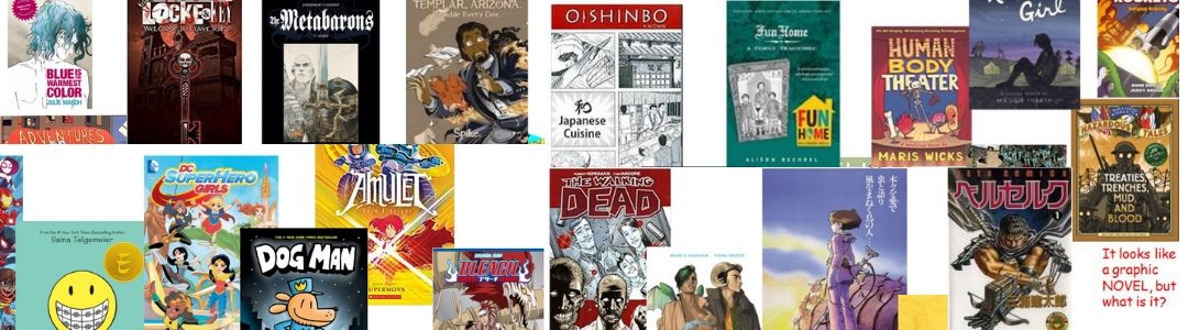 Graphic Novels and Manga Banner