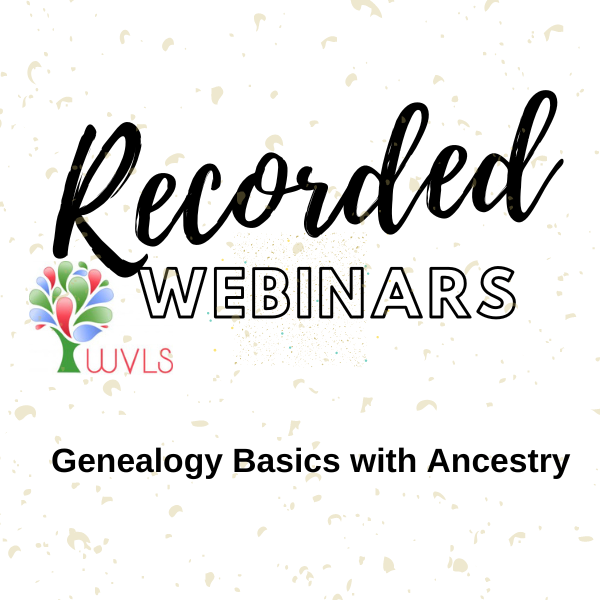 Recorded Webinar on Genealogy Now Available
