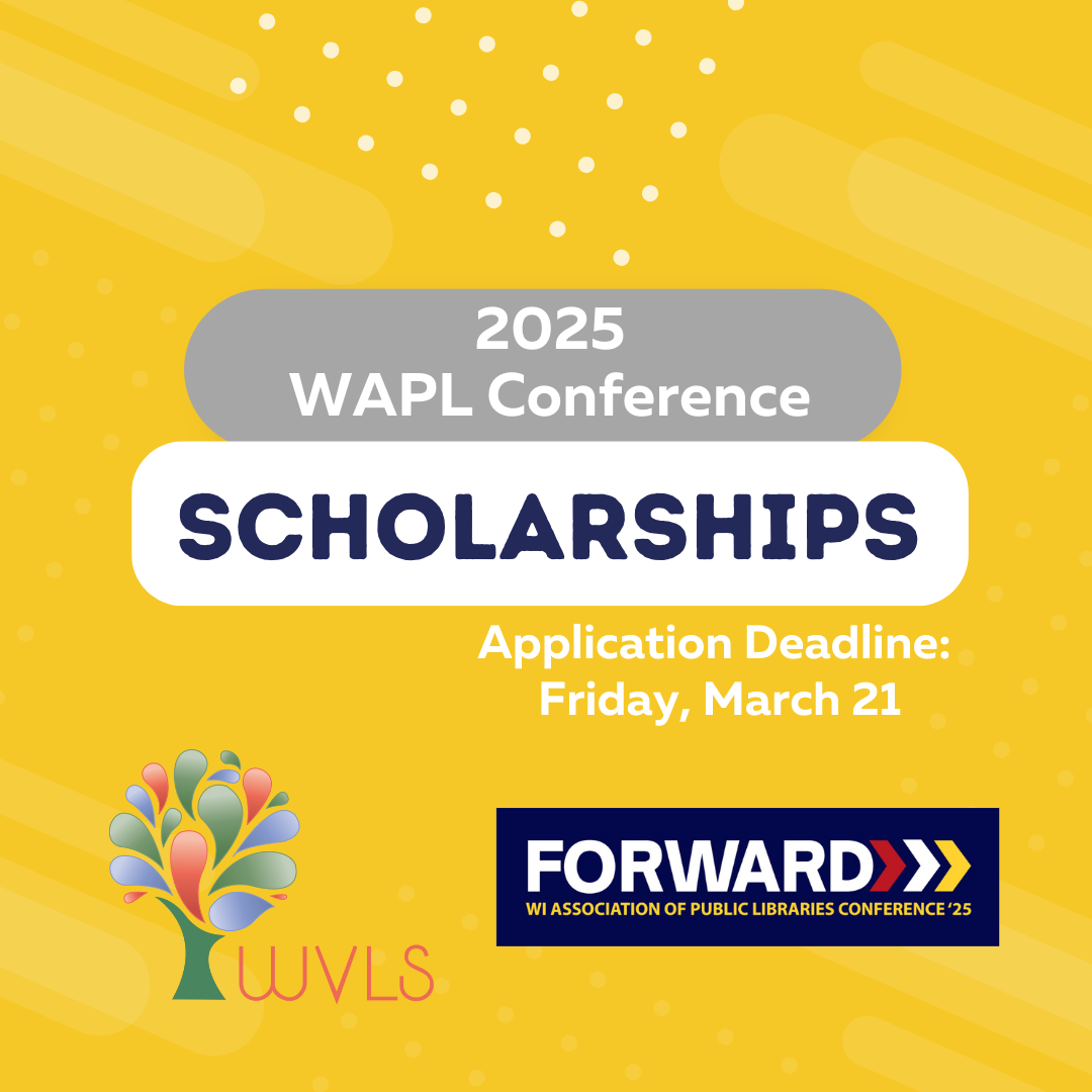 yellow with text saying WAPL Scholarships Available, deadline March 21