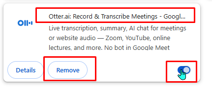 Remove Browser Extensions